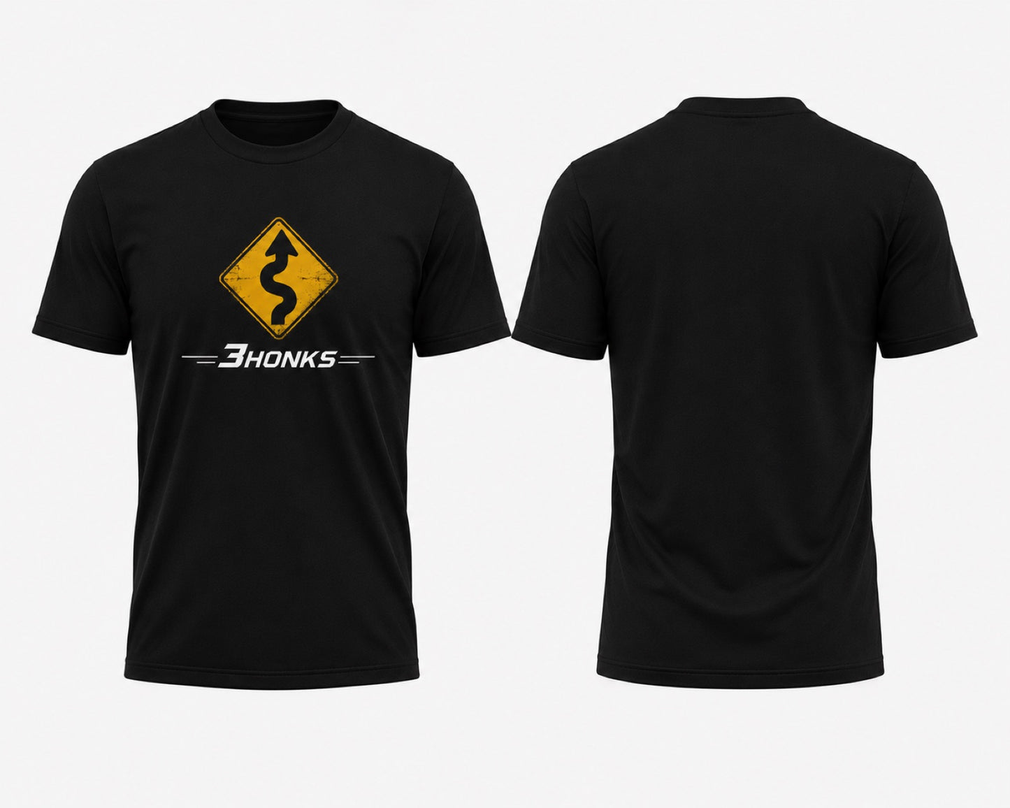3Honks Road Sign Tee