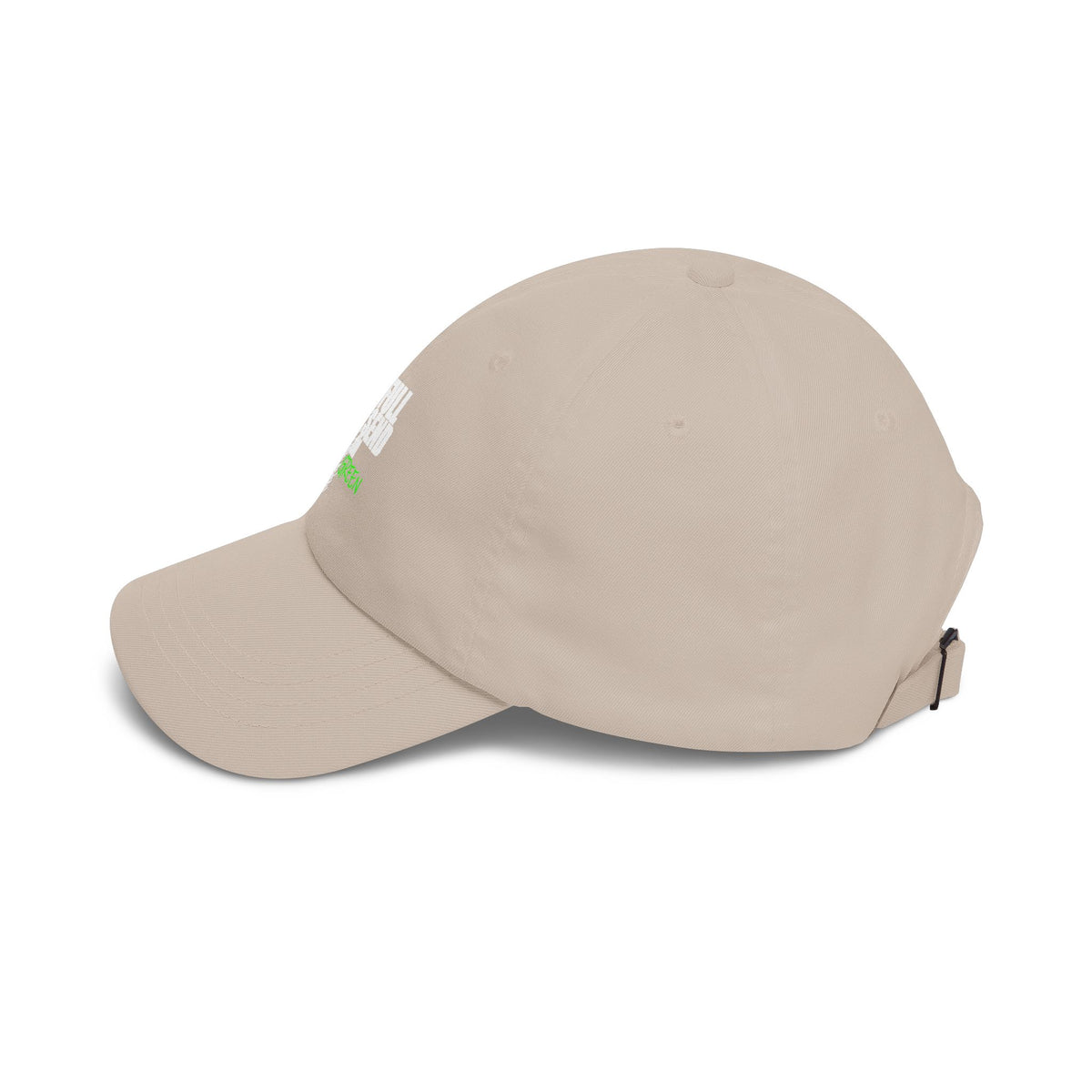 Full Send on Green Hat, adjustable cotton dad cap product view 19