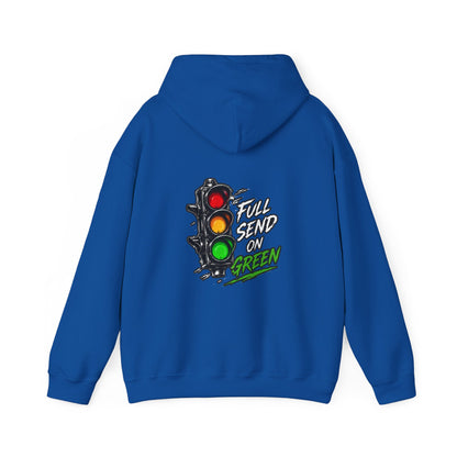 Full Send on Green Hoodie