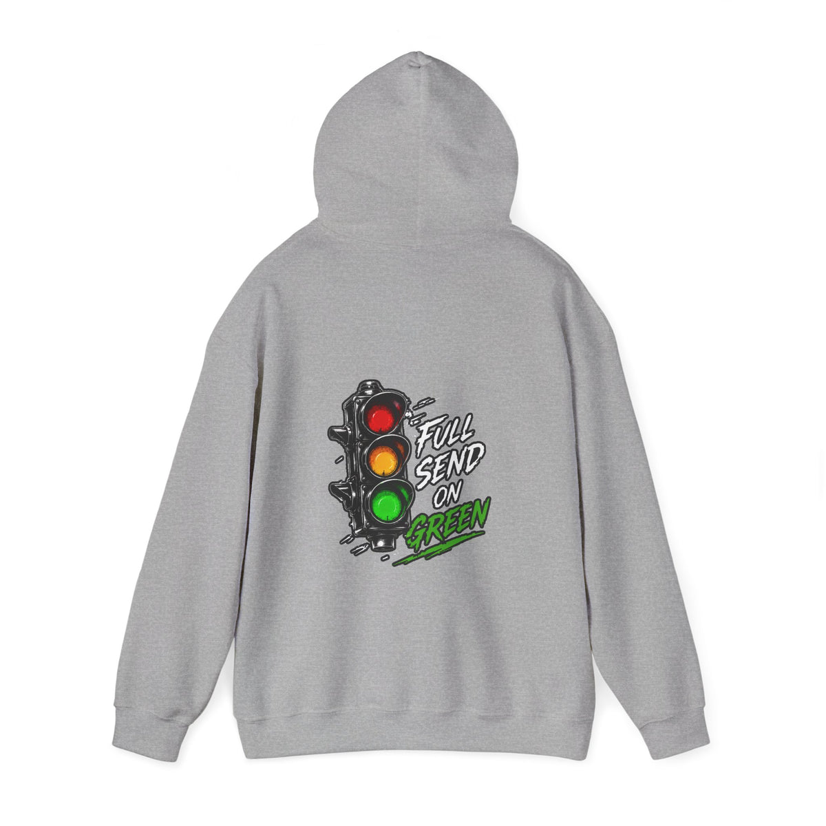 Full Send on Green Hoodie