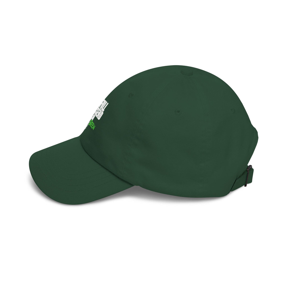 Full Send on Green Hat, adjustable cotton dad cap product view 13