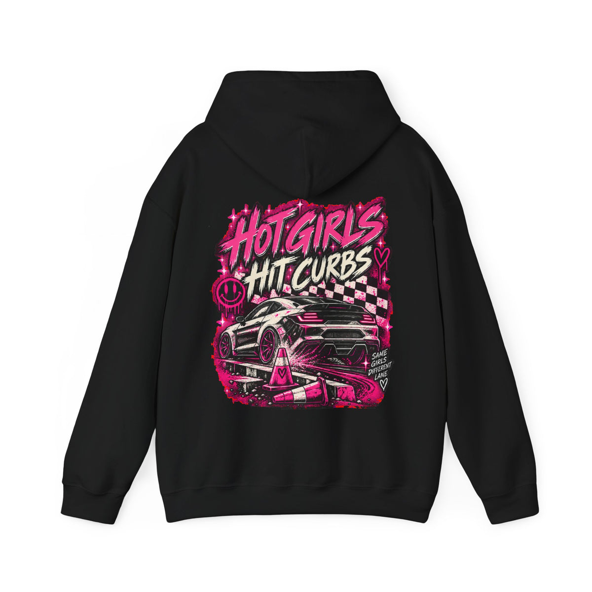 3Honks Hot Girls Hit Curbs Hoodie