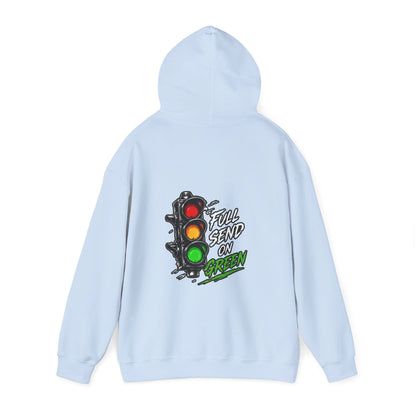 Full Send on Green Hoodie