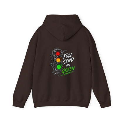 Full Send on Green Hoodie