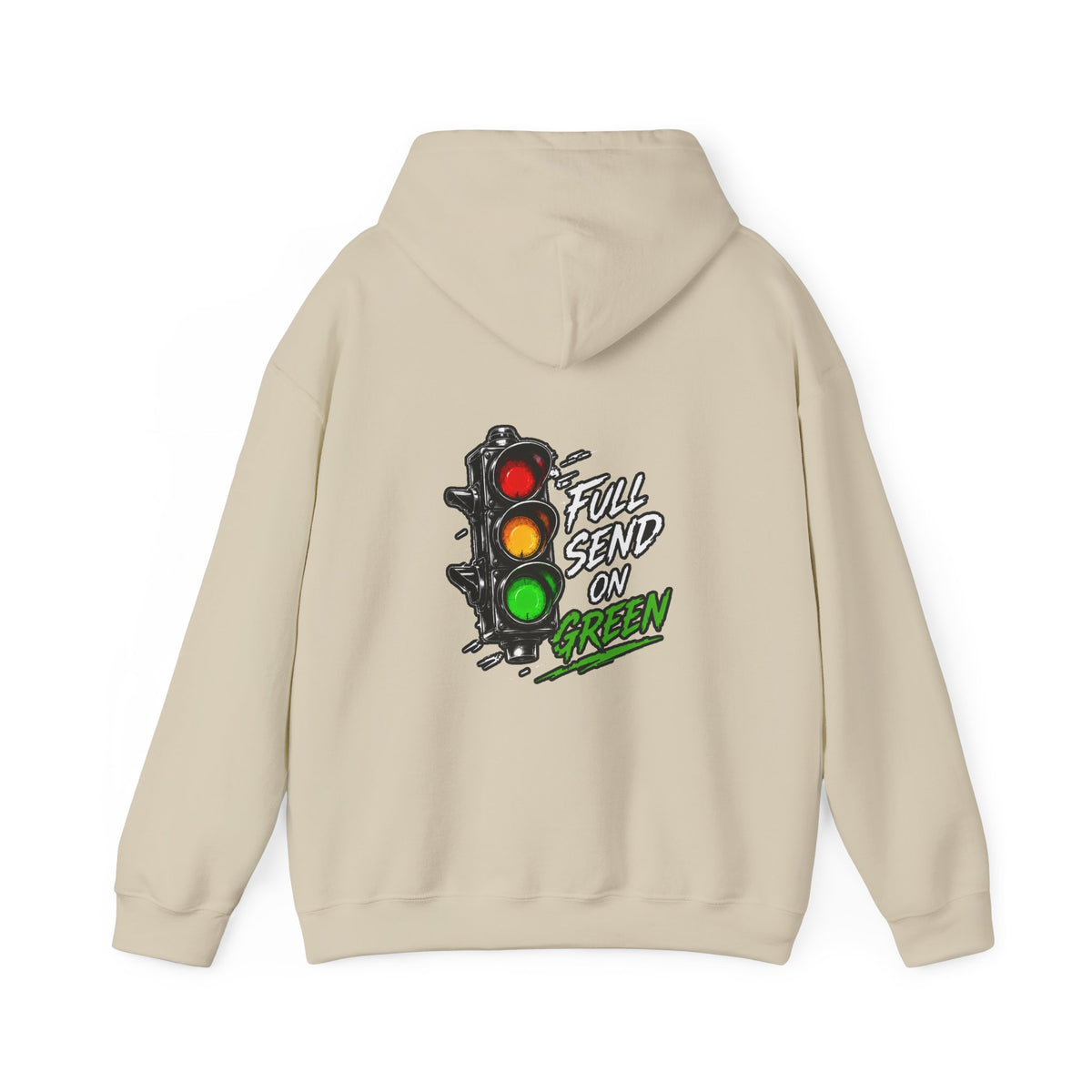Full Send on Green Hoodie