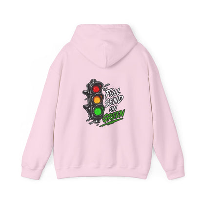 Full Send on Green Hoodie