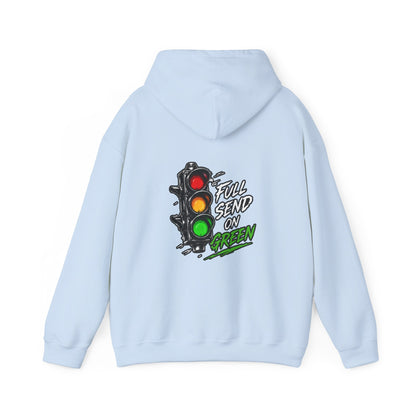 Full Send on Green Hoodie