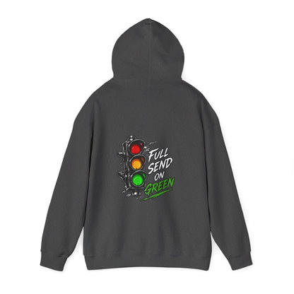 Full Send on Green Hoodie