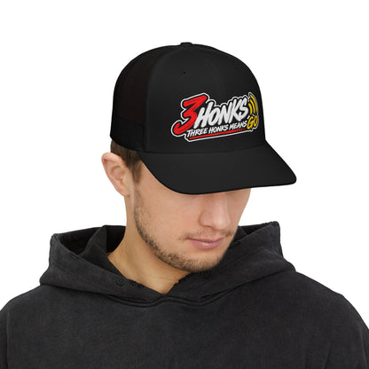 Three Honks Means Go Snapback Hat