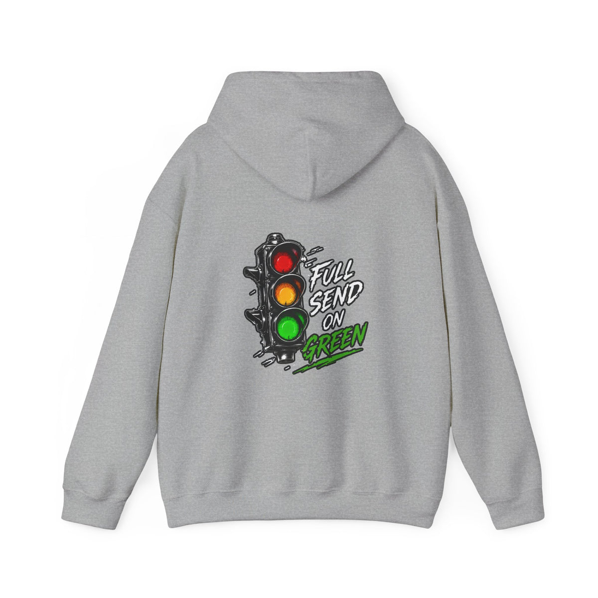 Full Send on Green Hoodie
