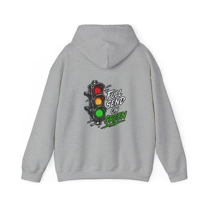 Full Send on Green Hoodie