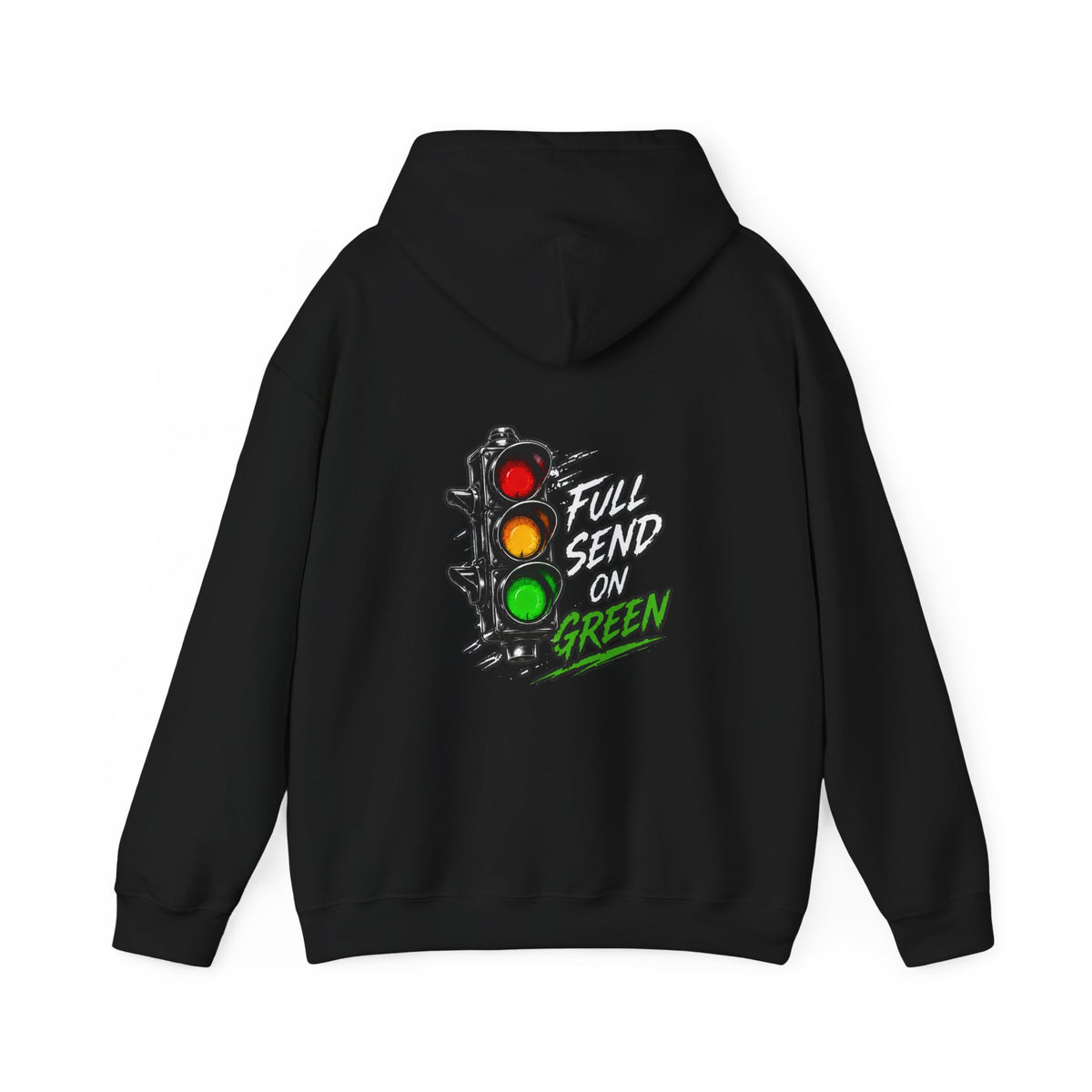 Full Send on Green Hoodie