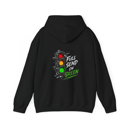 Full Send on Green Hoodie