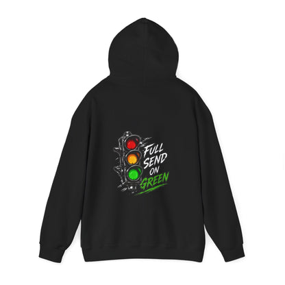 Full Send on Green Hoodie