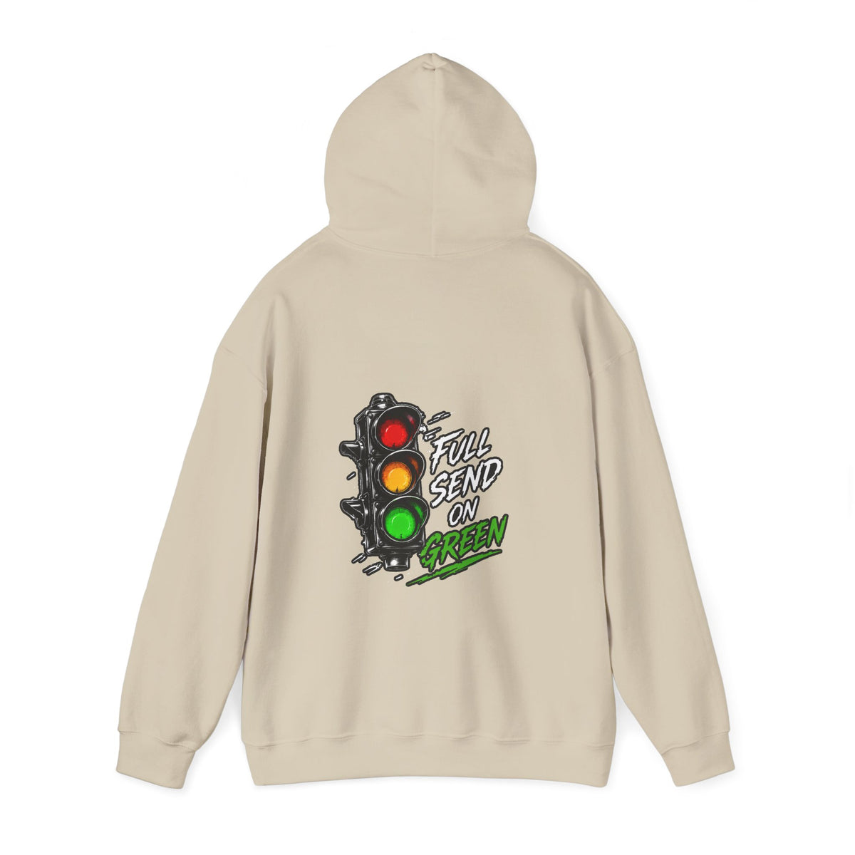 Full Send on Green Hoodie