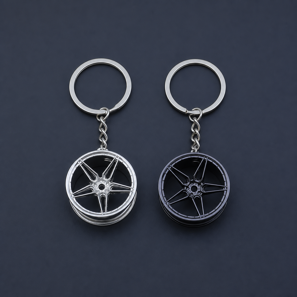 3Honks Alloy Wheel Keychain