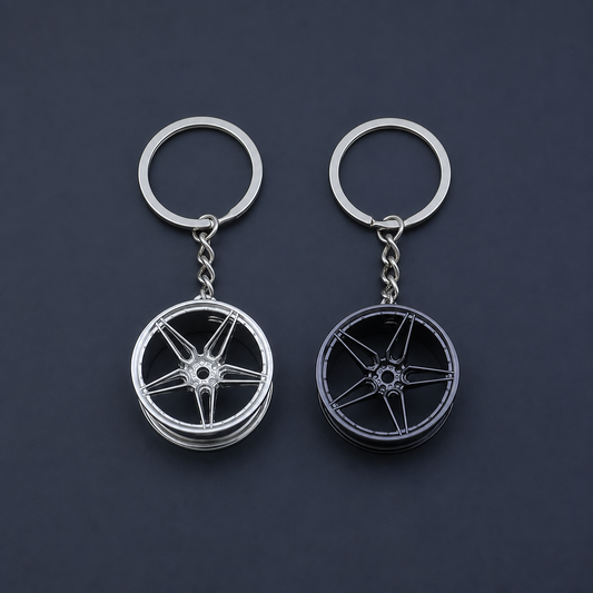 3Honks Alloy Wheel Keychain