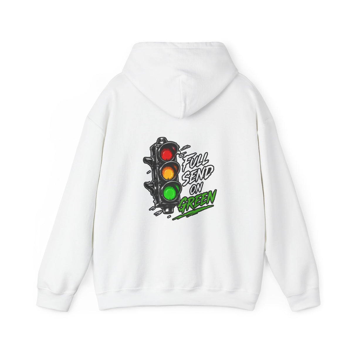 Full Send on Green Hoodie