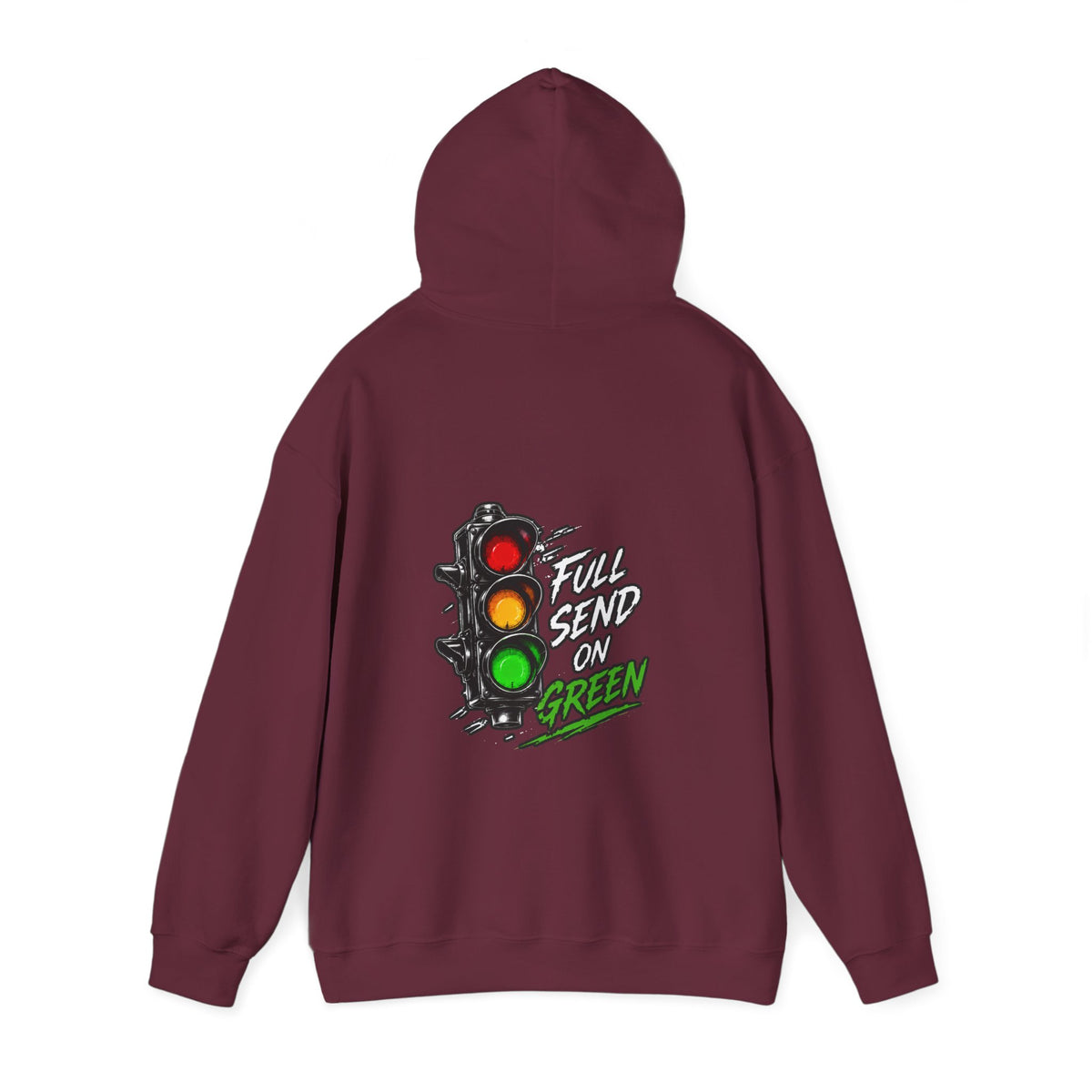 Full Send on Green Hoodie