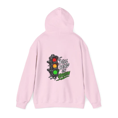 Full Send on Green Hoodie