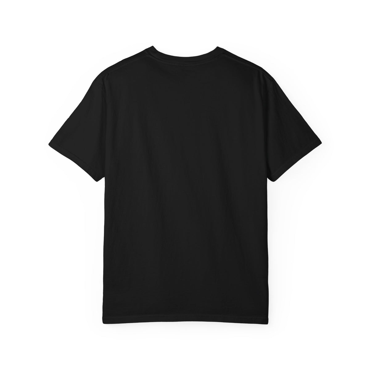 Plain black back of 3Honks Three-Step Program T-shirt