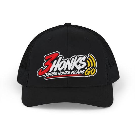 Three Honks Means Go Snapback Hat