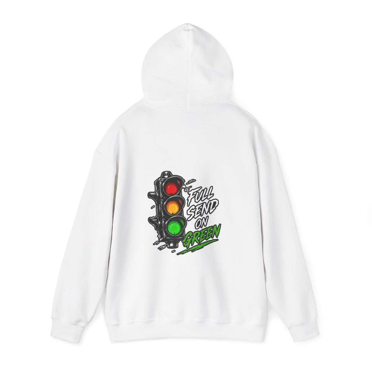 Full Send on Green Hoodie