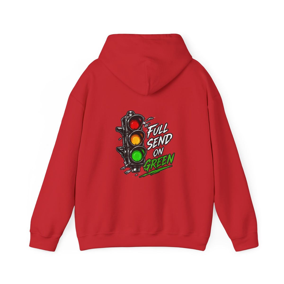 Full Send on Green Hoodie