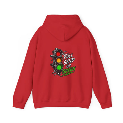 Full Send on Green Hoodie