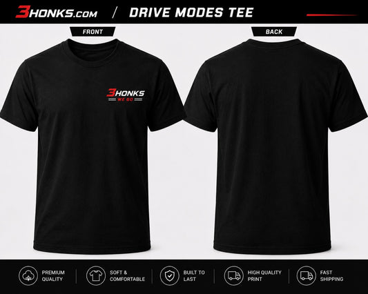 3Honks Drive Modes Tee